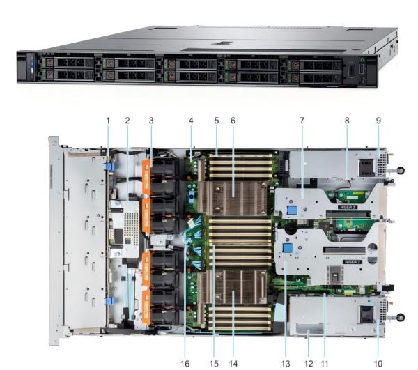 China Embedded PCIe Dell Poweredge Server R6515 Dual Socket 1U Rack factory