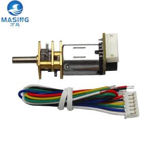 China Metal Gearbox Motor 12mm N30 N20 Geared Motor 30rpm 6V With Encoder factory
