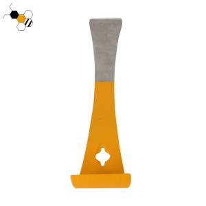 China Stainless Steel Painted Yellow Hive Tool 24cm Length factory