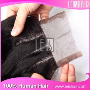 China new fashion cheap three parting lace closure 4*4 factory