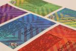 Holographic Laser Paper Sticker with 4C PMS Printing FSC certificate
