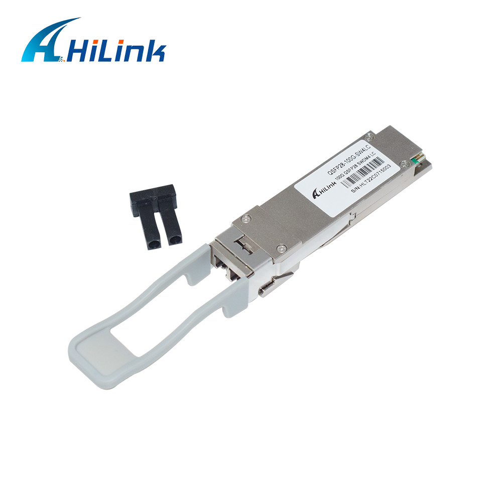 MMF LC Duplex Optical Transceiver Module 100G QSFP28 SWDM4 850 - 940nm 150M Reach