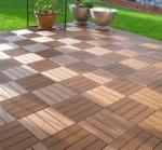Environmental Wpc Composite Decking Boarding Resist UV And Antiskid