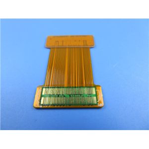 Double Layer Flexible PCB Board With Gold Plated Laser Cut For FPC Sample