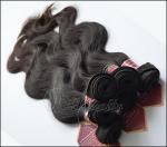 Peruvian Body Wavy Remy Virgin Human Hair Extensions For Women , 24 Inch