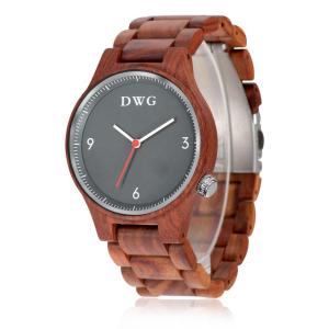 China Luxury wood dial watch waterproof oem wood watch factory