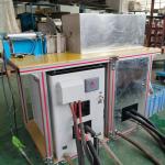 120A Medium Frequency Induction Forging Furnace For Copper Brass Bar 80KW