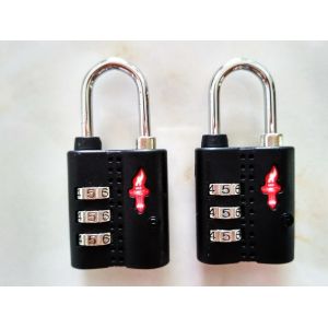 28.1g TSA Safe skies black lock & Approved TSA ABS lock& colour Tsa Lock& Tsa