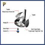 Golf Counterweight Cu W Alloy 75WCu Tungsten Copper Components Tungsten Copper