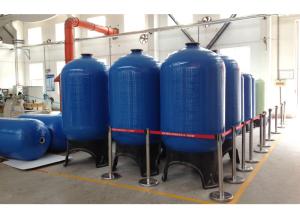 China Top open 2.5&quot; NPSM FRP Pressure Tanks for reverse osmosis water treatment factory