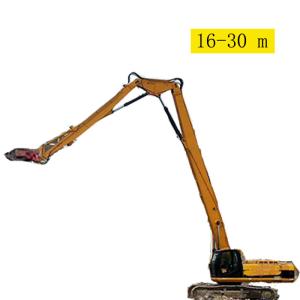 China Q690D Demolition Boom Arm Excavator High Reach 26M 28M 30M For Sanny Hitachi Heavy Equipment Parts factory