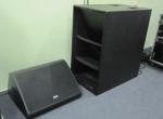 18 Inch Single subwoofer Professional Portable Outdoor Sound System 120 dB For