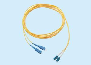China Patch Cord Fiber Optic Connectors Sc / Lc Single Mode 1-100 mt Duplex 3 Mm factory