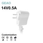 14V 0.5A Wall Mount Power Adapters High Temperature Resistance