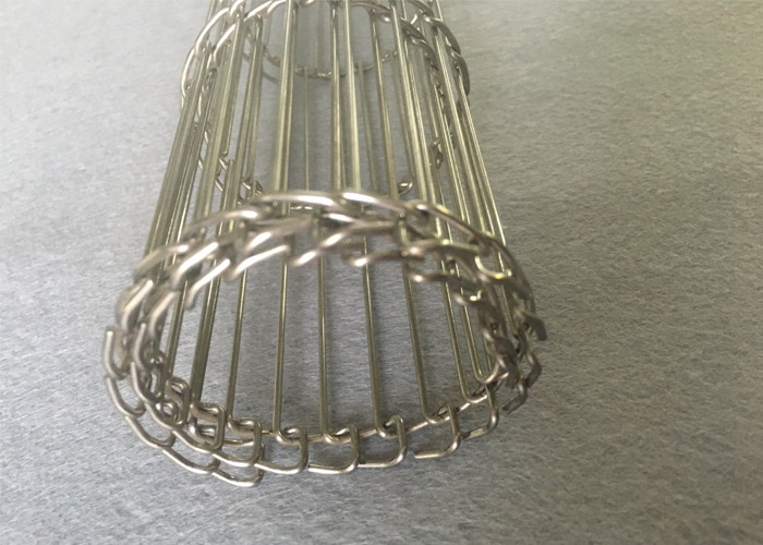 Flexible Anti Rust SS Flat Flex Conveyor Belt Seafood Conveying 0-500 Degrees
