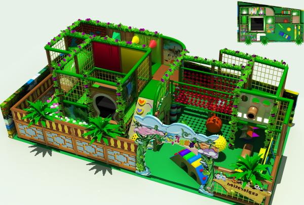 Small size indoor playground,Chinese jungle theme soft play,playground park