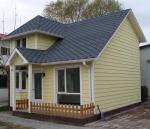 SAA Earthquake Proof Steel Prefab House Kits With Garage , ETC Yellow Pre House