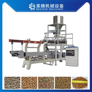 8mm Pellet Dog Pet Food Processing Line Manufacturing Equipment 56kw