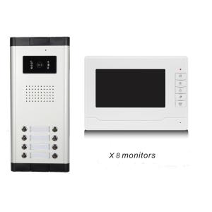 China ROHS Video Door Bell Intercom System 800x480 Infrared Night Vision factory