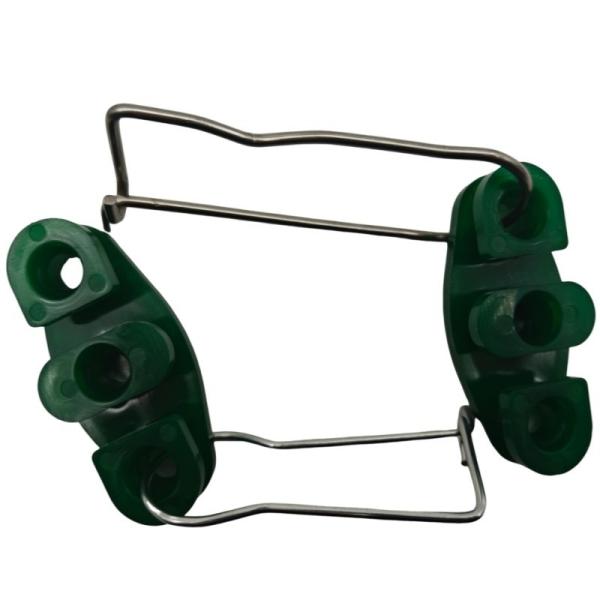 UV Protected Type S Nylon Stainless Steel Drop Wire Tension Cable Clamps for