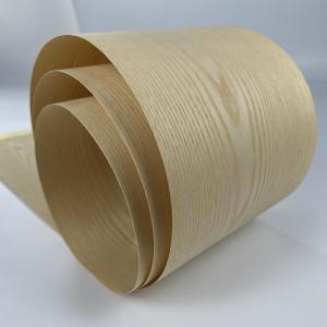 China White Natural White Ash Mountain Grain Wood Veneer Grade A/AA，100-195cm*0.45mm factory