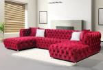 Plywood Commercial Hotel Lobby Furniture Sectional Velvet Sofa Sets