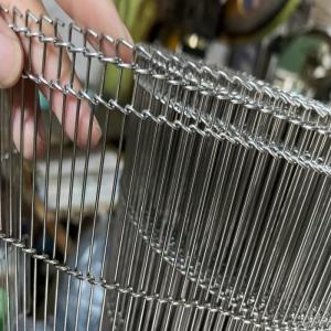 China Customized Size Flat Flex Stainless Steel Conveyor Belt For Food Processing factory