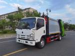 ISUZU KV600 130hp Engine Trash Compactor Truck 8cbm Tank Waste Removal Truck