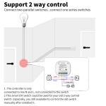 Cozylife Wireless Remote Control Switch 400W Smart Wall Switch Homekit