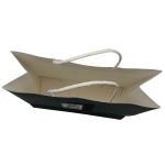 Offset Kraft Printed Paper Bags Cotton Handles Spot UV Recyclable