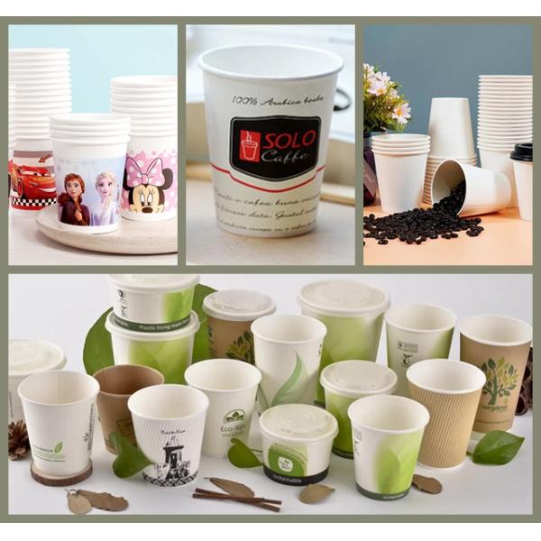 Cupstock paper White Hot Coffee Cups Paper Material 350gsm Thickened Paper Stock