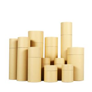 China Garment Brown Kraft Paper Tube Packaging factory