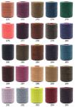 240 Colors 400g Polyester Wax Bonded Braided Thread for Leather Sewing Thread