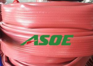 China 100ft NBR Fire Brigade Hose Pipe With Brass Instantaneous Couplings factory