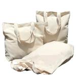 Canvas Grocery Shopping Bags with Handles Cloth Grocery Tote Bags organic cotton