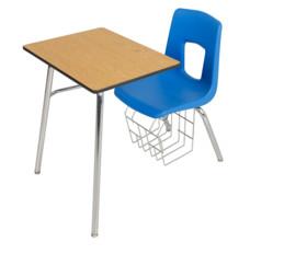 China Ergonomic Arc Back School Desk With Chai factory