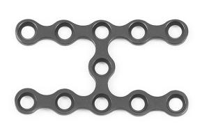 China 1.0mm thickness H Shaped Titanium Plates For Orthopedic Surgery 2.0mm HA factory