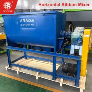 China Automatic NPK Fertilizer Mixing Machine 380V Horizontal Blender on sale