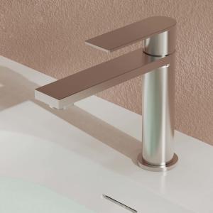 China SUS304 Stainless Steel Single Hole Single Handle Basin Mixer In Matte Black Grey SN Gold factory