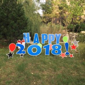 China Waterproof Corflute Yard Card 24x36 Large Corrugated Plastic Letters factory