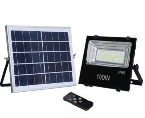 China SMD Brightest Solar Flood Lights , Solar Powered Outdoor Flood Lights 50w 100w 200w 300w factory