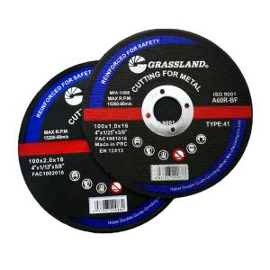 China 24# Grit Abrasive Metal 100x1.2x16mm Inox Cutting Discs For Stainless Steel factory