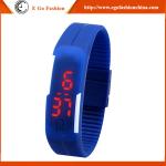 Black Red Orange Watch Quartz Analog Watch Unisex Boys Girls Kids Watch Slap LED