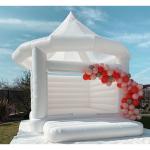 White Inflatable Bounce House Commercial Inflatable Wedding Bounce House With