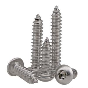 Self Tapping Button Head Hex Drive Screw M3 12mm Screws For Trailer Deck