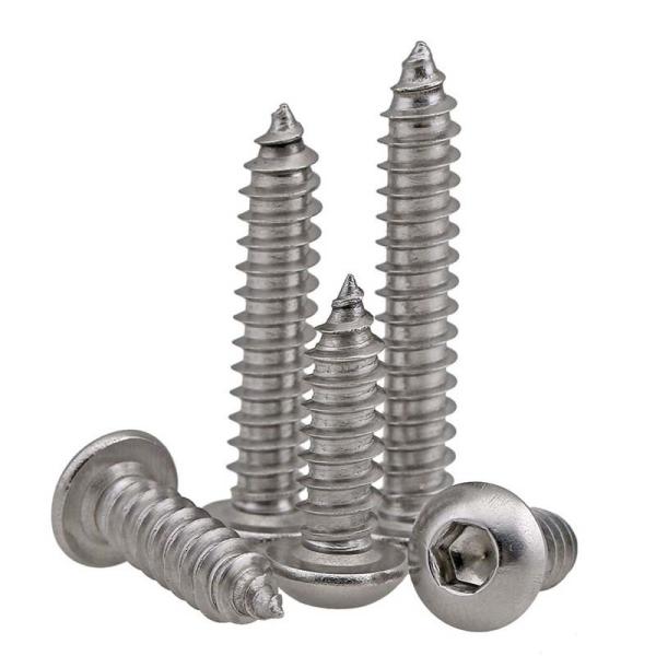 China Self Tapping Button Head Hex Drive Screw M3 12mm Screws For Trailer Deck factory