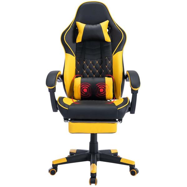 Leather Massage Gaming Chair Revolving Ergonomic and Swivel Design in Need of