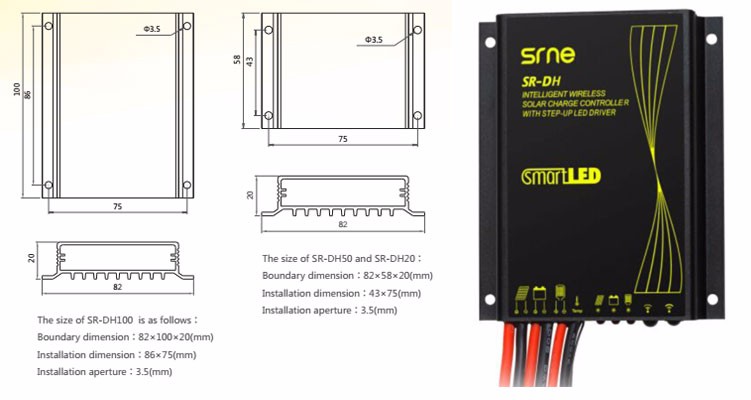 Street Light Waterproof Solar Charge Controller 15A Constant Current Control