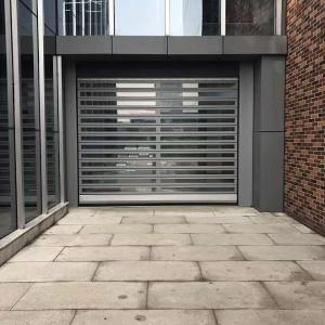 China Aluminum Transparent High Speed Spiral Door Safety Efficiency factory