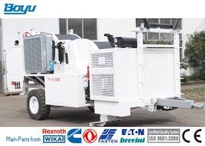 China 120kn Hydraulic Cable Tensioner Power Line Stringing Equipment 97kw / 2500rpm Rated Power factory